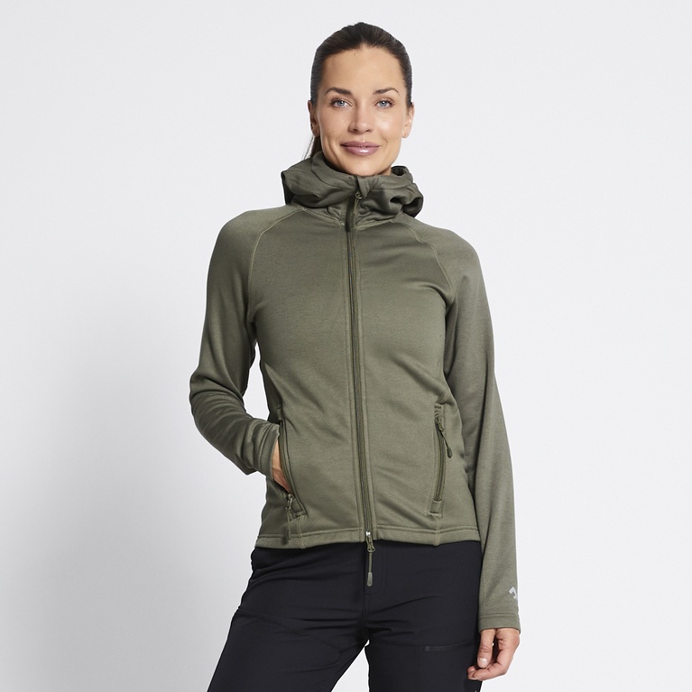 Functional hoodie "Vegby" Army Green